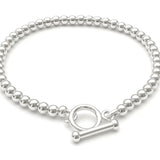 Ball 4mm Bracelet Sterling Silver
