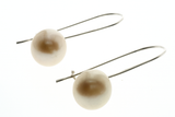 Pearl Sterling Silver Drop Earrings
