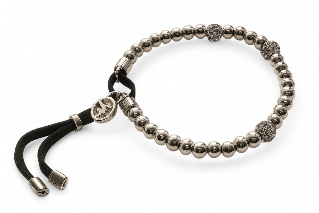 Fashion Silver Colour Bead Necklace