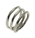 Spring Squared Sterling Silver Ring