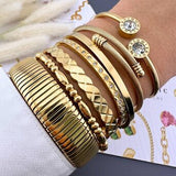 18K Gold Plated Stainless Steel Bracelet