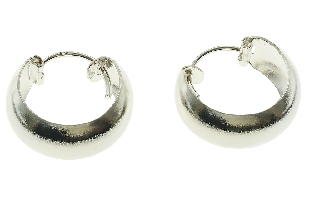 Hoop Sterling Silver Earrings