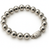Ball 10mm Sterling Silver .925 Bracelet