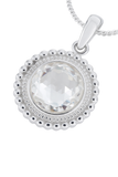 Cubic Zirconia .925 Sterling Silver Pendant