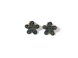 Mini Flower Disco Sterling Silver Earring