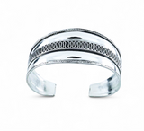 Plain Balinese Sterling Silver Cuff