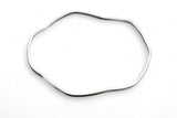 Wavey 3mm Sterling Silver Bangle