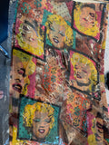 Chiffon marilyn monroe scarf colorful