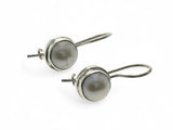 Pearl .925 Silver Drop Earrings