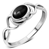 Onyx Sterling Silver Ring