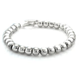 Ball 8mm Bracelet Sterling Silver