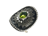 Peridot Sterling Silver Ring