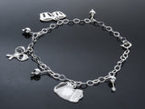 Musical .925 Sterling Silver Charm Bracelet - Essentially Silver Jewelry