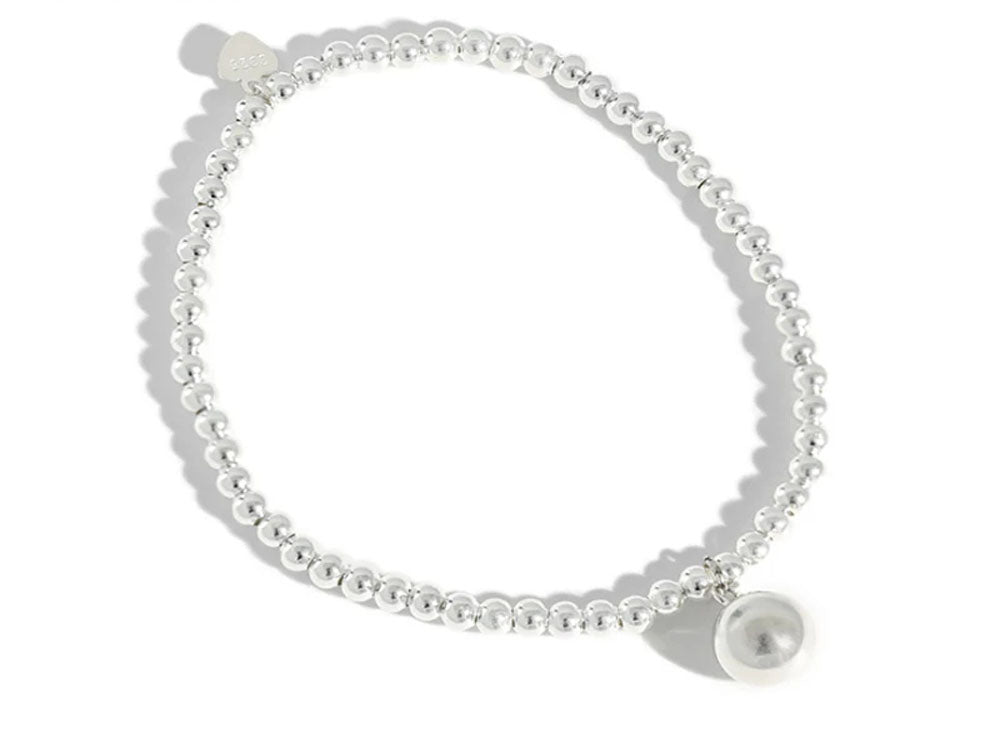 Beaded Ball Sterling Silver Bracelet