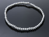 Ball 3mm Sterling Silver Bracelet - Essentially Silver Jewelry