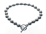 Ball 8mm Bracelet Sterling Silver - Essentially Silver Jewelry