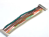Brazilian Ipanema Magnetic Beaded Bracelet - Essentially Silver Jewelry