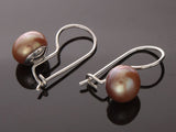 Pearl Gold .925 Sterling Silver Drop Earring