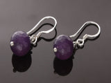 Amethyst Faceted 10mm Ball .925 Sterling Silver Earring - Essentially Silver Jewelry