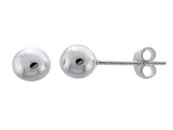Ball 6mm Stud Sterling Silver Earrings - Essentially Silver Jewelry