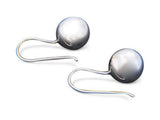Ball Drop 8mm Sterling Silver Earrings
