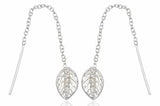 Acorn Cubic Zirconia Sterling Silver Earrings