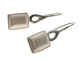 Mabe White Sterling Silver Earrings - Essentially Silver Jewelry
