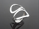 Looped Wrap .925 Sterling Silver Ring - Essentially Silver Jewelry