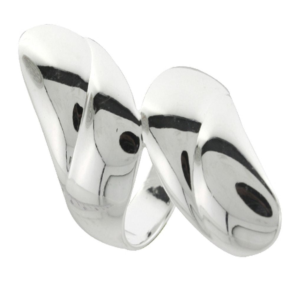 Leaf Wrap Sterling Silver Ring - Essentially Silver Jewelry