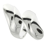 Leaf Wrap Sterling Silver Ring - Essentially Silver Jewelry