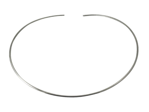 Collar Round Open 2mm Sterling Silver - Essentially Silver Jewelry