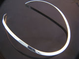 Collar Flat Oval 5mm Sterling Silver - Essentially Silver Jewelry