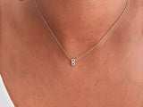 Alphabet Sterling Silver Necklace