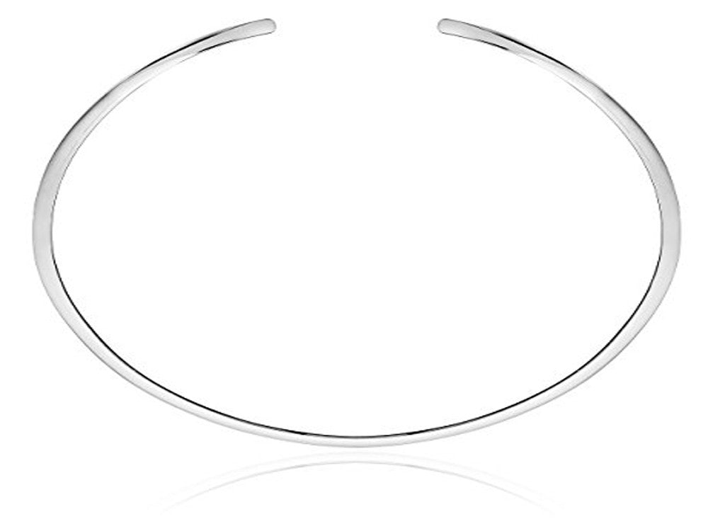 Collar Open Round 3mm Sterling Silver Wire - Essentially Silver Jewelry