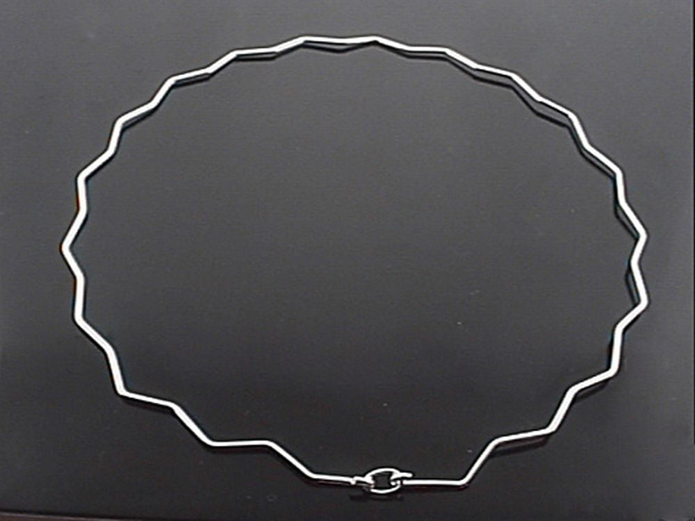 Collar Light Wave 1mm Sterling Silver Wire - Essentially Silver Jewelry