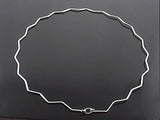 Collar Light Wave 1mm Sterling Silver Wire - Essentially Silver Jewelry