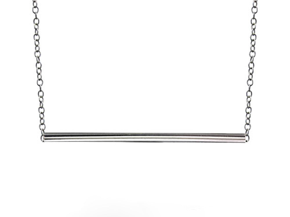 A Sterling Silver Bar Necklace - Essentially Silver Jewelry
