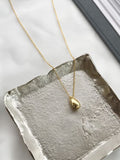 Gold Plated 18K Water Drop Sterling Silver Necklace
