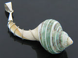 Shell Cone .925 Sterling Silver Chain Pendant