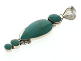 Turquoise Designer Sterling Silver Pendant