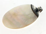 Mother of Pearl Oval .925 Sterling Silver Pendant