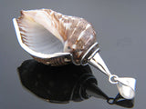 Cone Shell .925 Sterling Silver Pendant