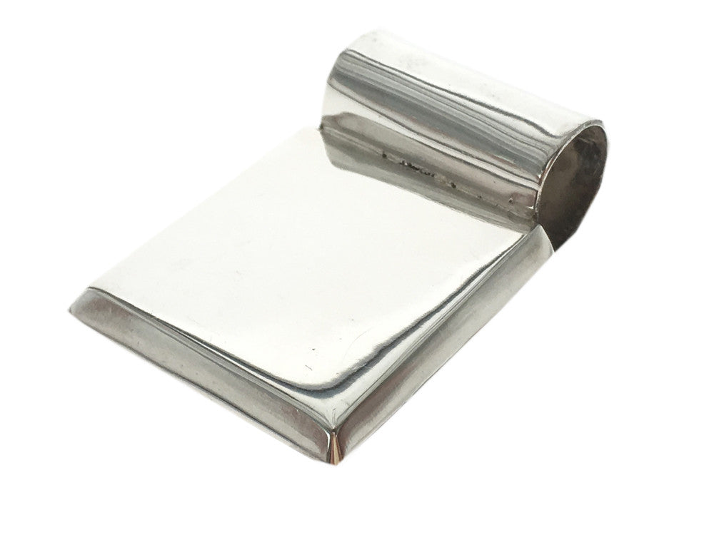 Plain Square .925 sterling Silver Pendant - Essentially Silver Jewelry