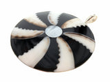 Shell Swirled Sterling Silver Pendant