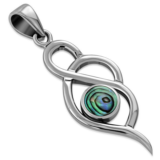 Paua Sterling Silver Pendant