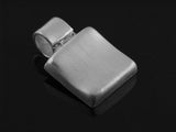 Plain Matt Rectangle .925 Sterlng Silver Pendant - Essentially Silver Jewelry