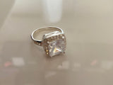 Cubic Zirconia Sterling Silver Ring