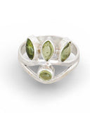 Peridot Sterling Silver Ring