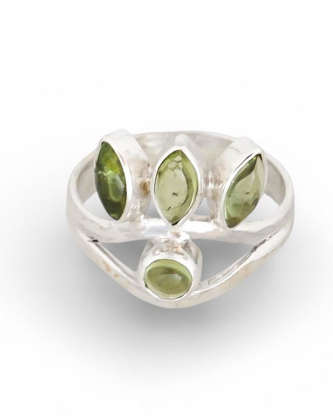 Peridot Sterling Silver Ring