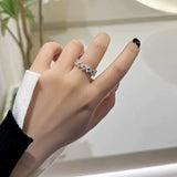 Moissanite S925 Sterling Silver Marquise Four Leaf Clover Moissanite Ring
